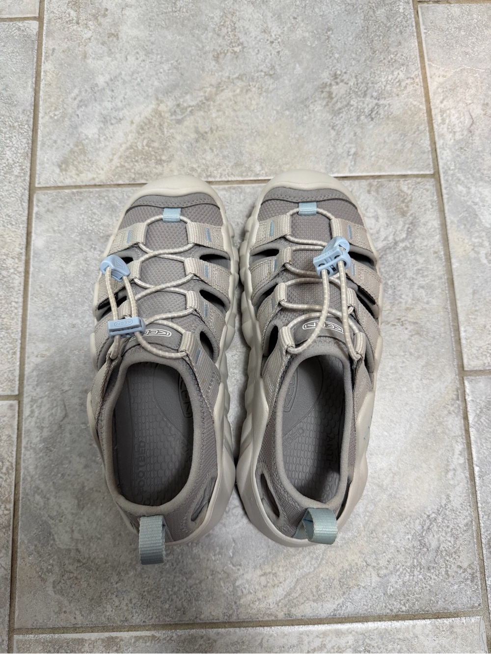Keen Hyperport H2 Sandal in Light Grey - Picture 6 of 10